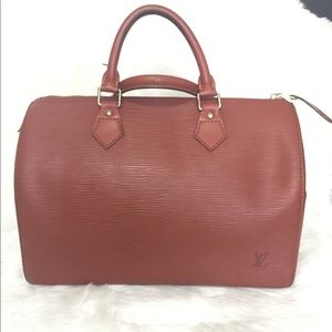 💯% Authentic Louis Vuitton EPI Speedy 30